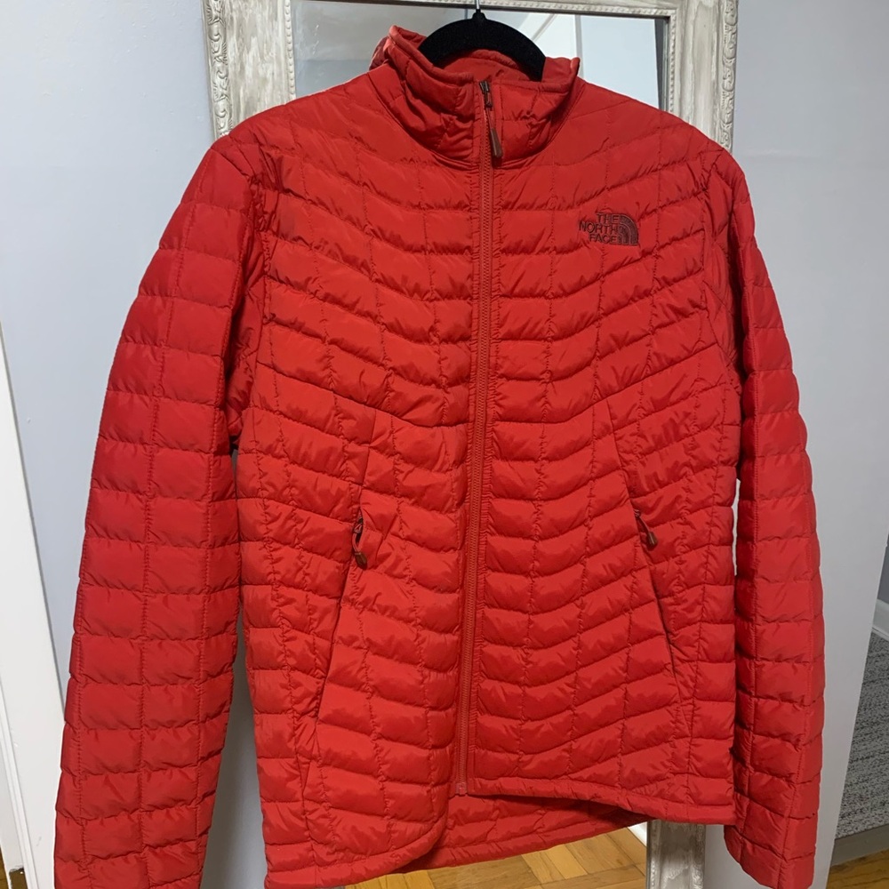 The North Face Cherry Red Puffer Jacket